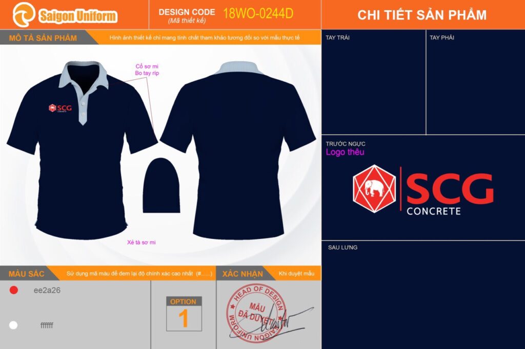 Hợp tác với Tập Đoàn SCG – Thái Lan qua đó khẳng định năng lực của Saigon Uniform.