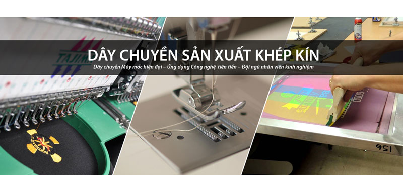 Dây chuyền sản xuất đồng phục khép kín