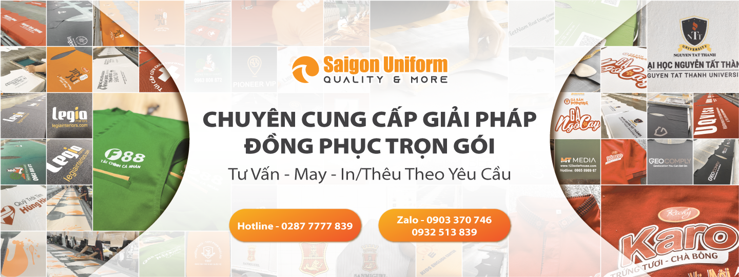 May đồng phục doanh nghiệp Saigon Uniform