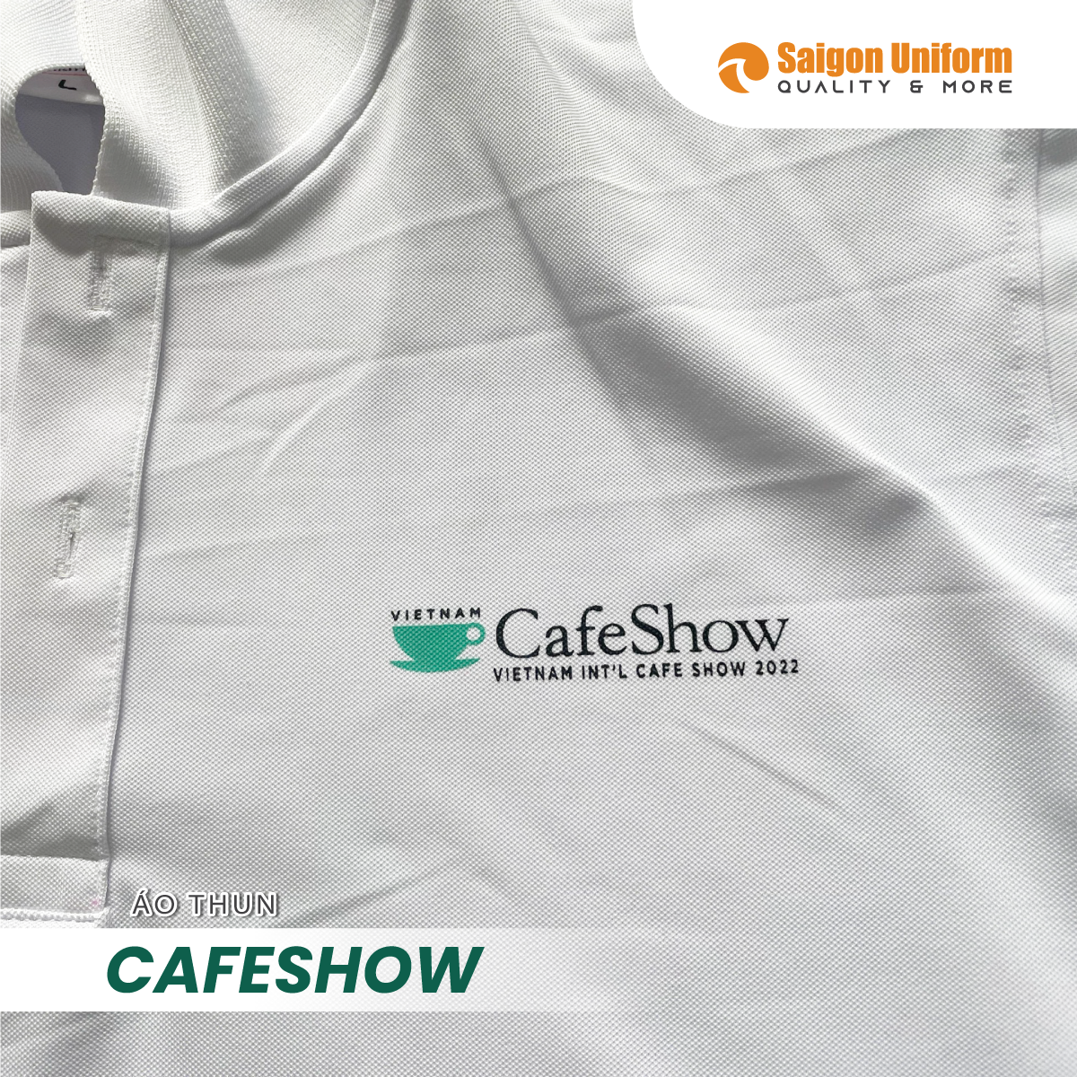 Áo thun sự kiện Cafe Show Việt Nam 2022