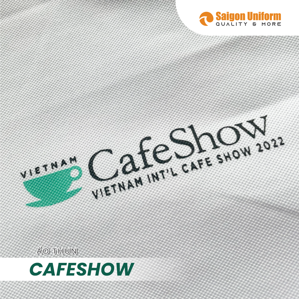 Áo thun sự kiện Cafe Show Việt Nam 2022