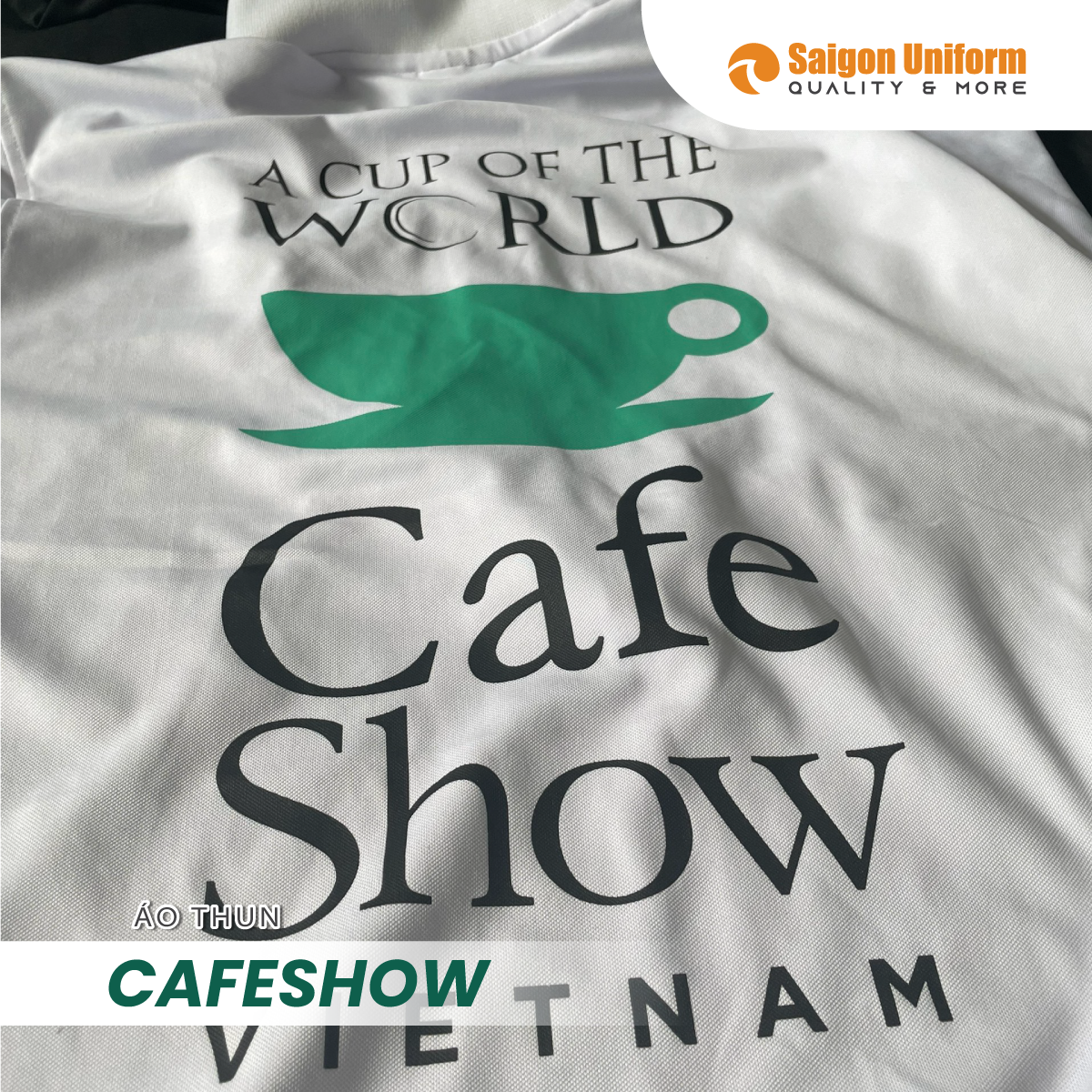 Áo thun sự kiện Cafe Show Việt Nam 2022