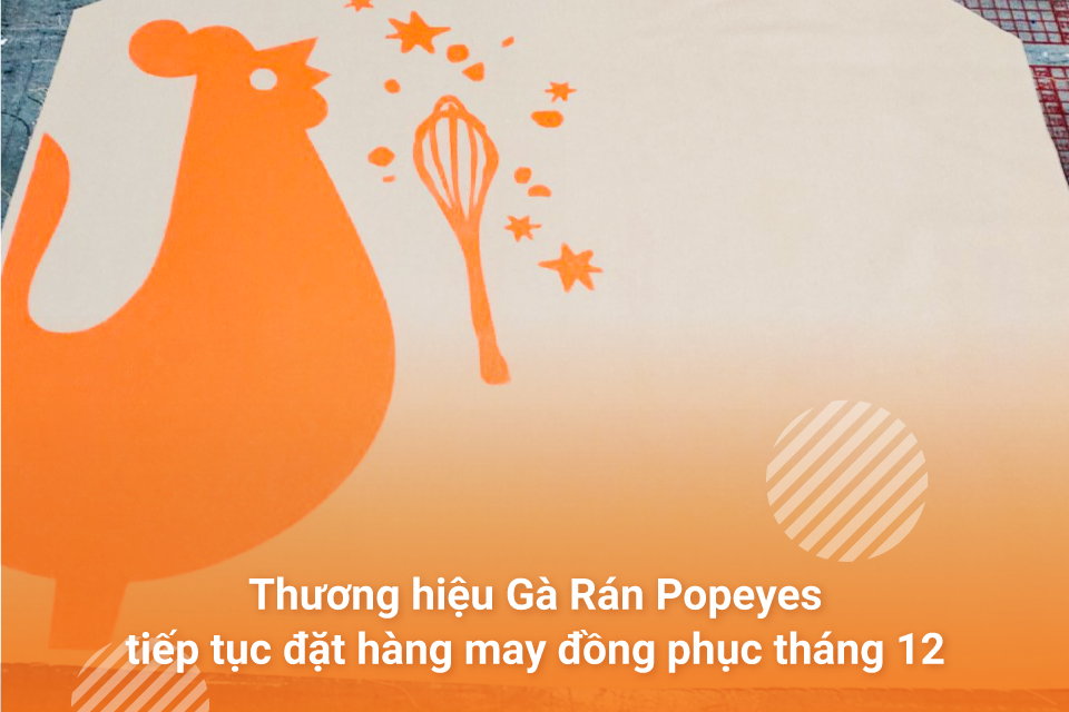 Đồng phục gà rán Popeyes