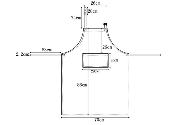 Cách may tạp dề đơn giản trong vài bước