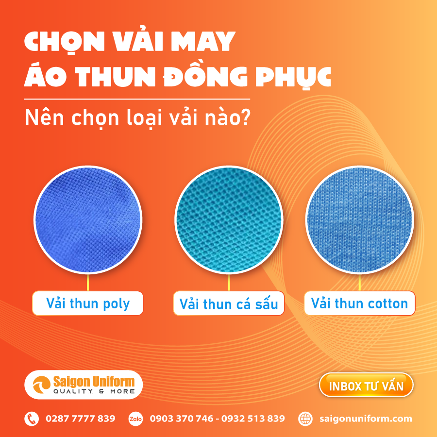 Chọn vải may đồng phục phù hợp