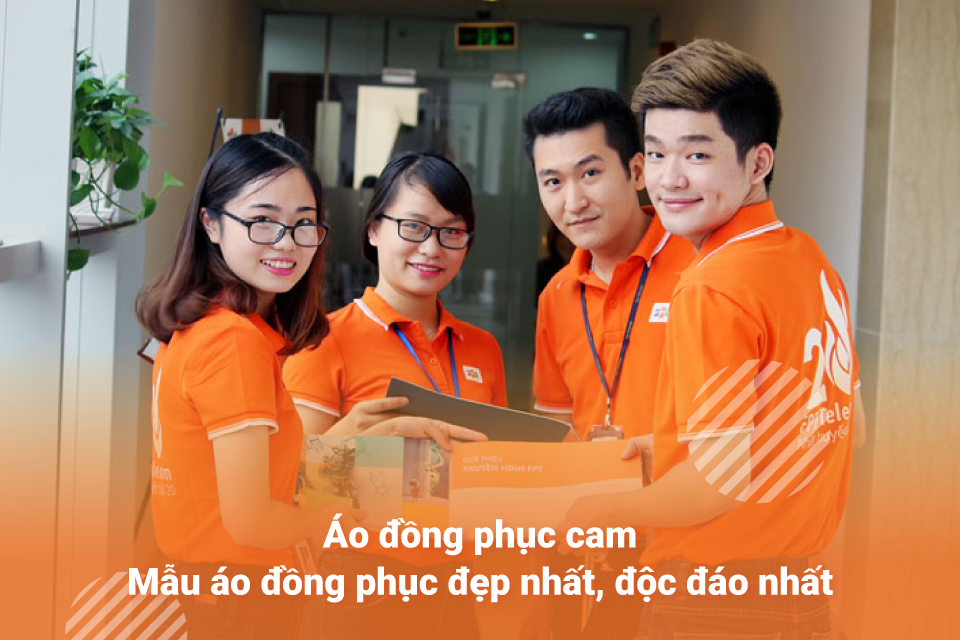 Áo đồng phục cam