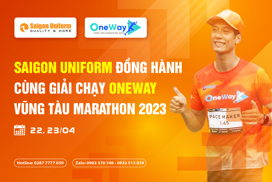 Saigon Uniform đồng hành cùng Oneway Vũng Tàu Marathon 2023