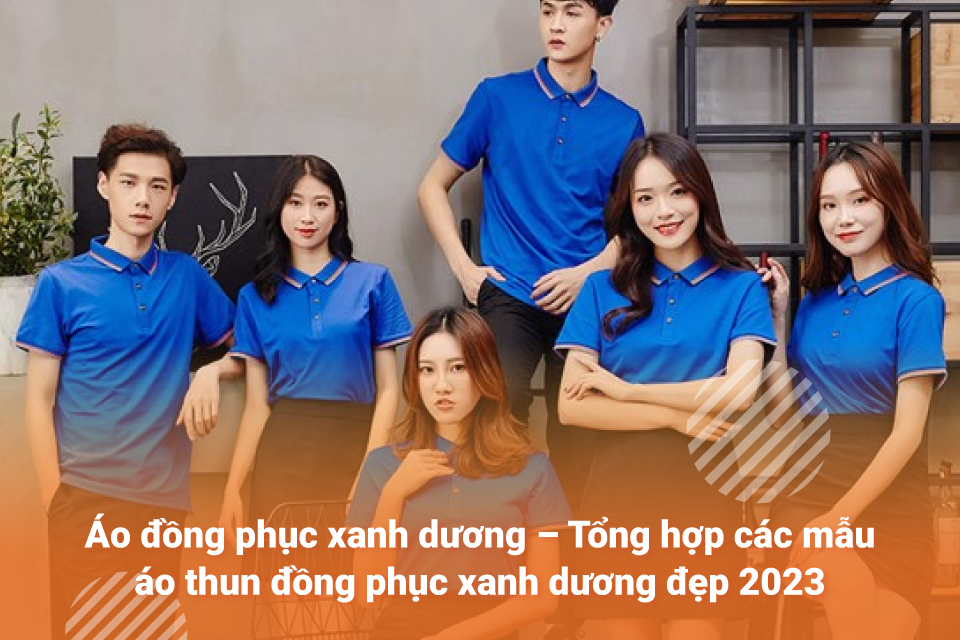 Áo đồng phục xanh dương