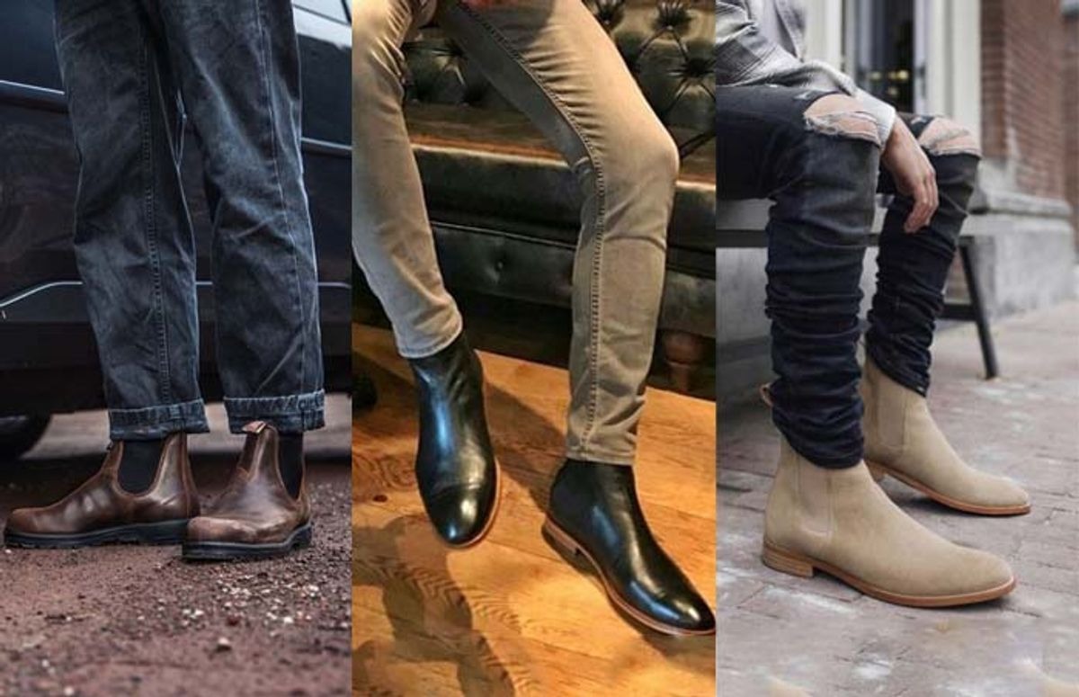 Giày tây nam Chelsea boot