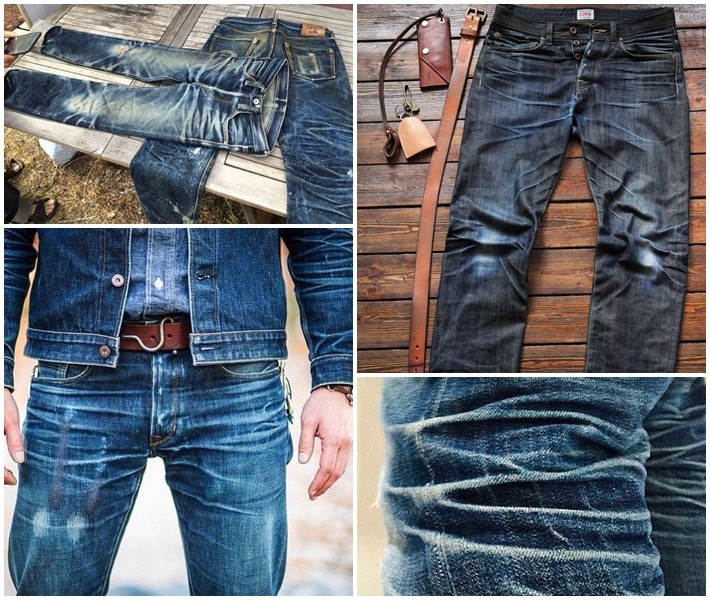 chất liệu vải Raw denim 