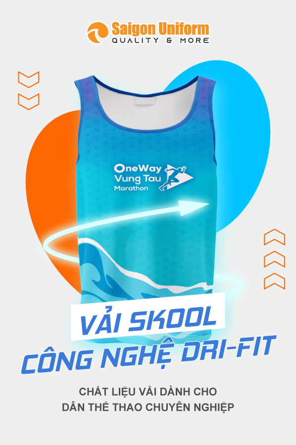 Vải may áo thể thao SKOOL