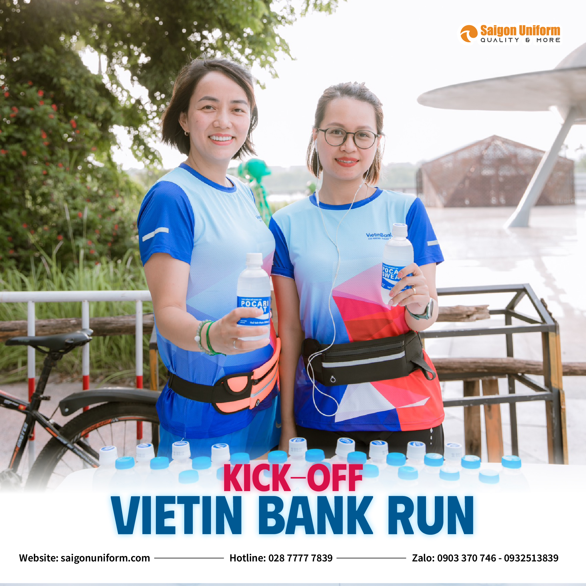 Feedback mẫu áo thun chạy bộ Vietin Bank 