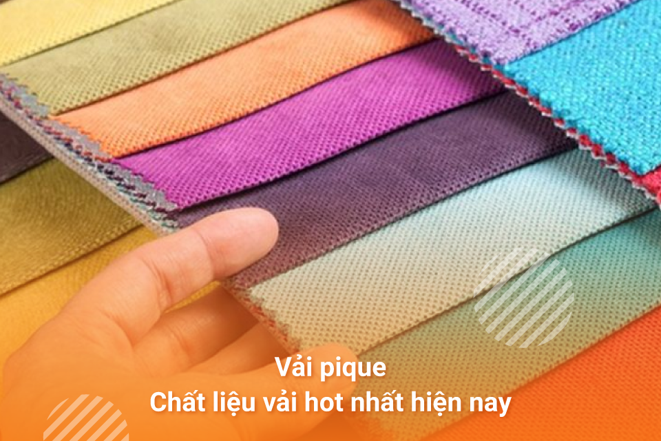 Vải pique trong may mặc thời trang thể thao