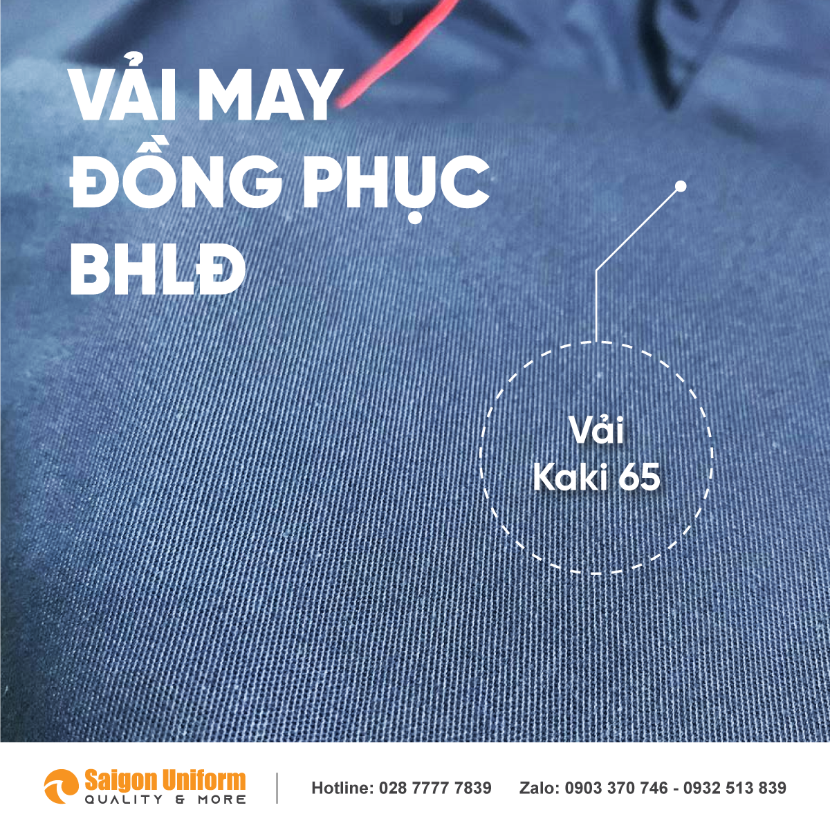 Vải may đồng phục bảo hộ lao động chất lượng