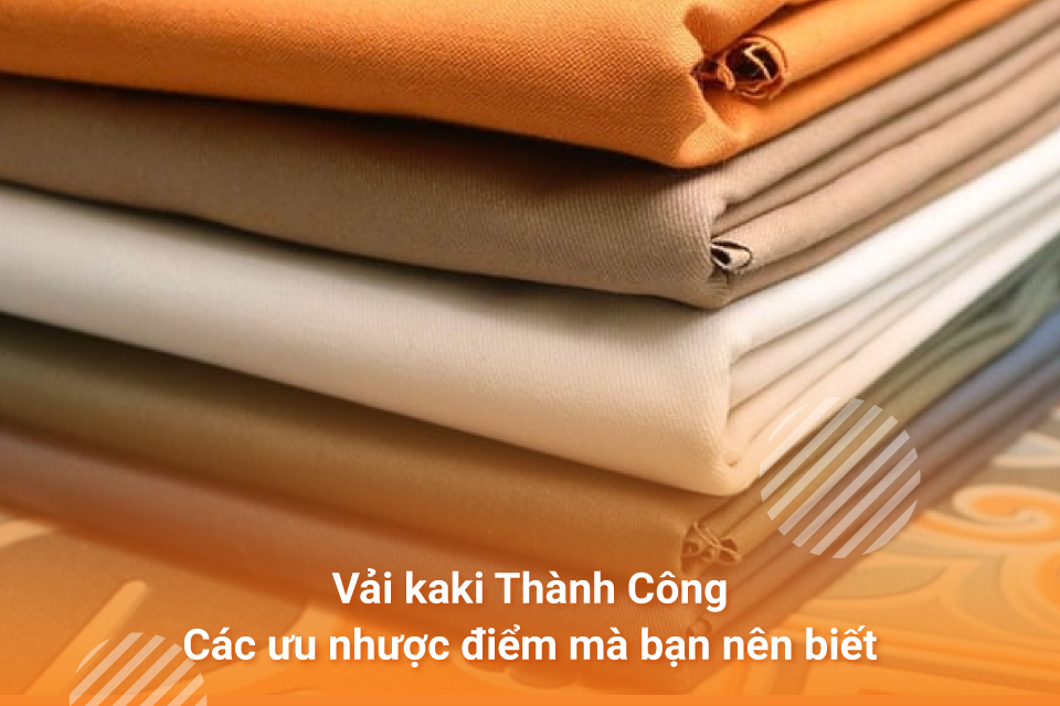 Vải kaki Thành Công may quần áo bảo hộ lao động