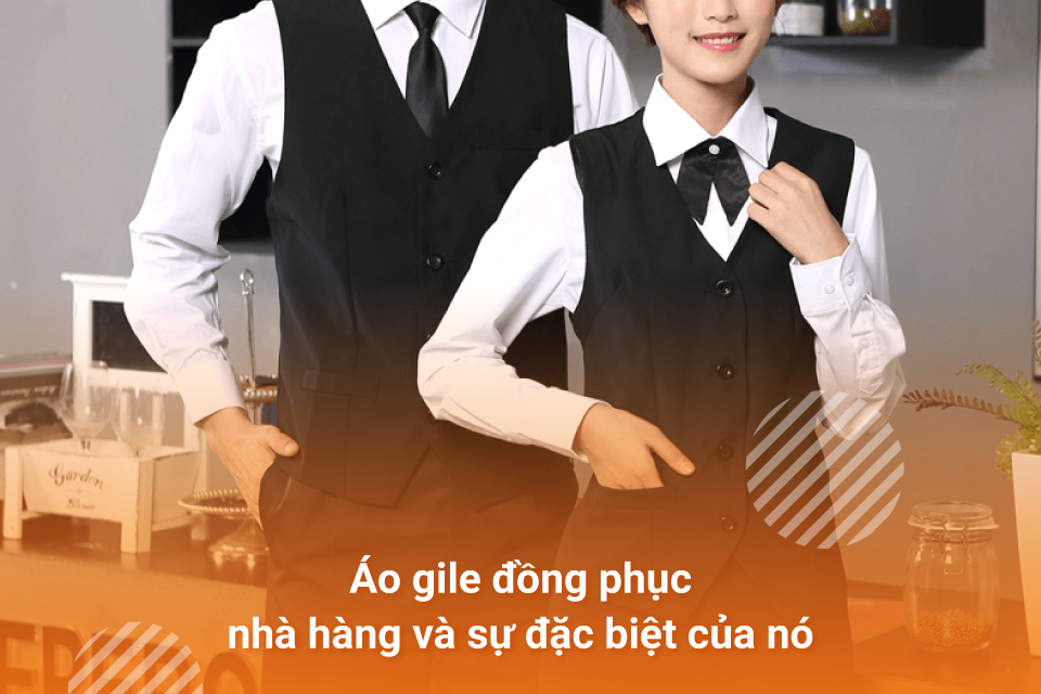 Áo gile đồng phục nhà hàng