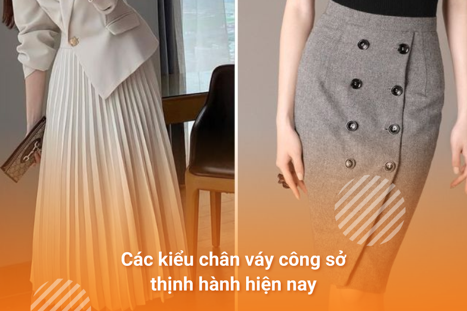 Các kiểu chân váy công sở