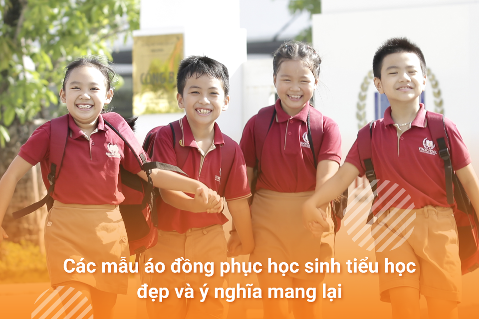 Các mẫu áo đồng phục học sinh tiểu học đẹp