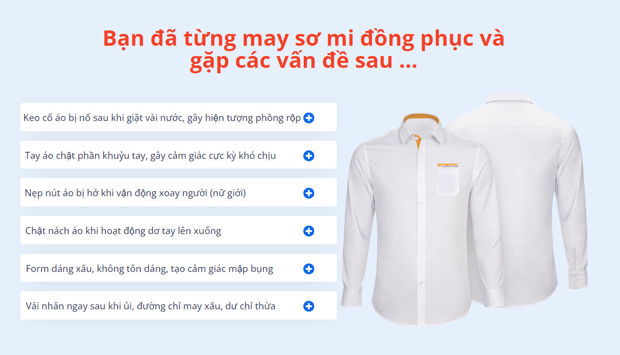 May áo sơ mi đồng phục công sở TPHCM