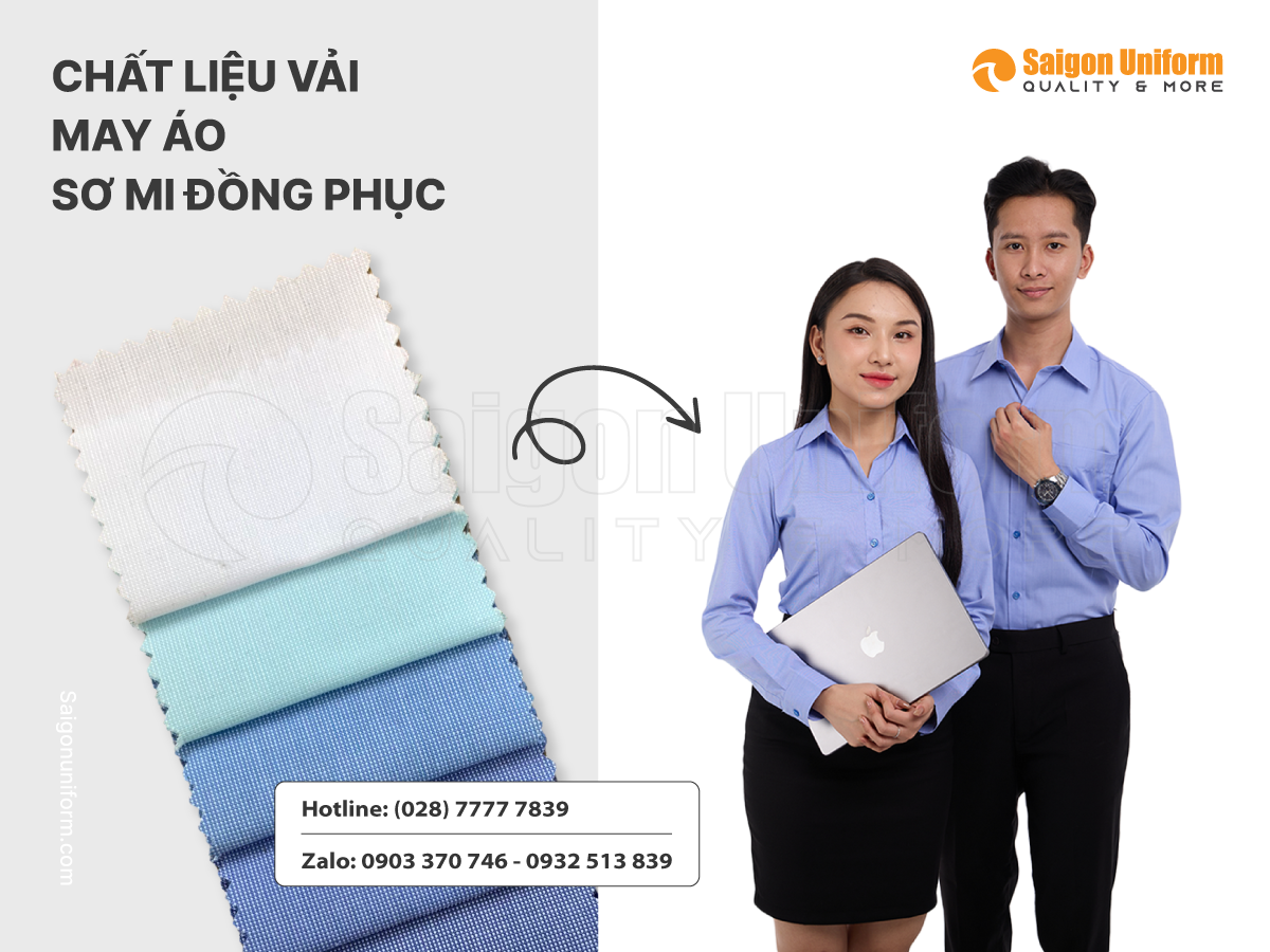 Vải may áo sơ mi đồng phục doanh nghiệp