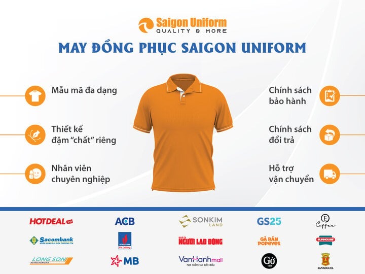 Các bộ phận của áo thun - Saigon Uniform