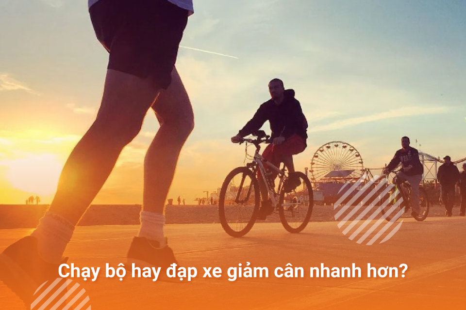 Chạy bộ hay đạp xe giảm cân nhanh hơn?