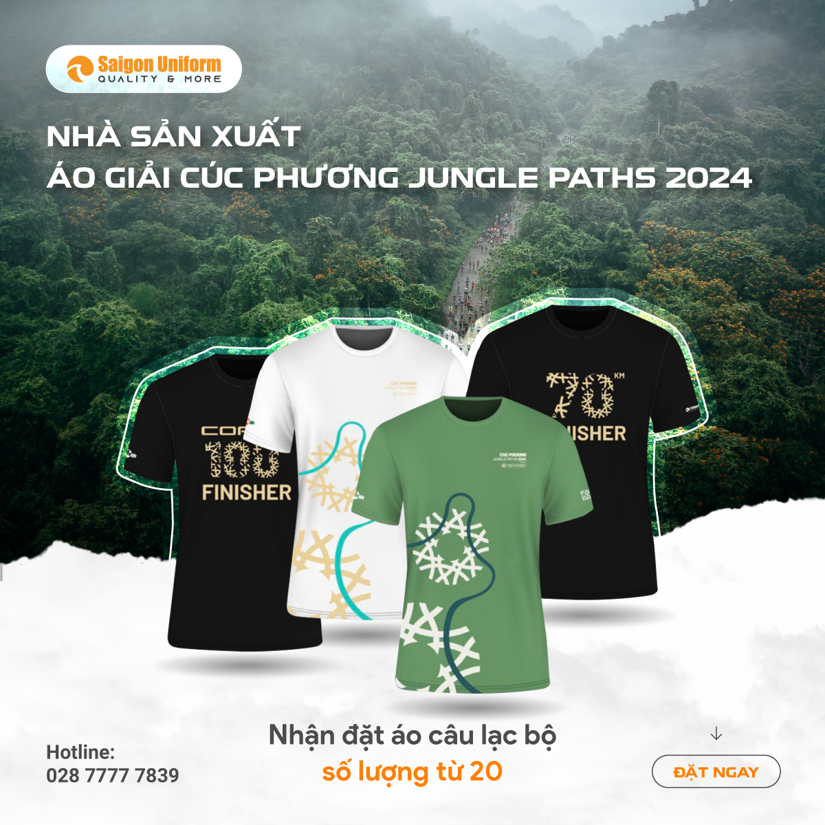 Áo giải Cuc Phuong Jungle Paths 2024