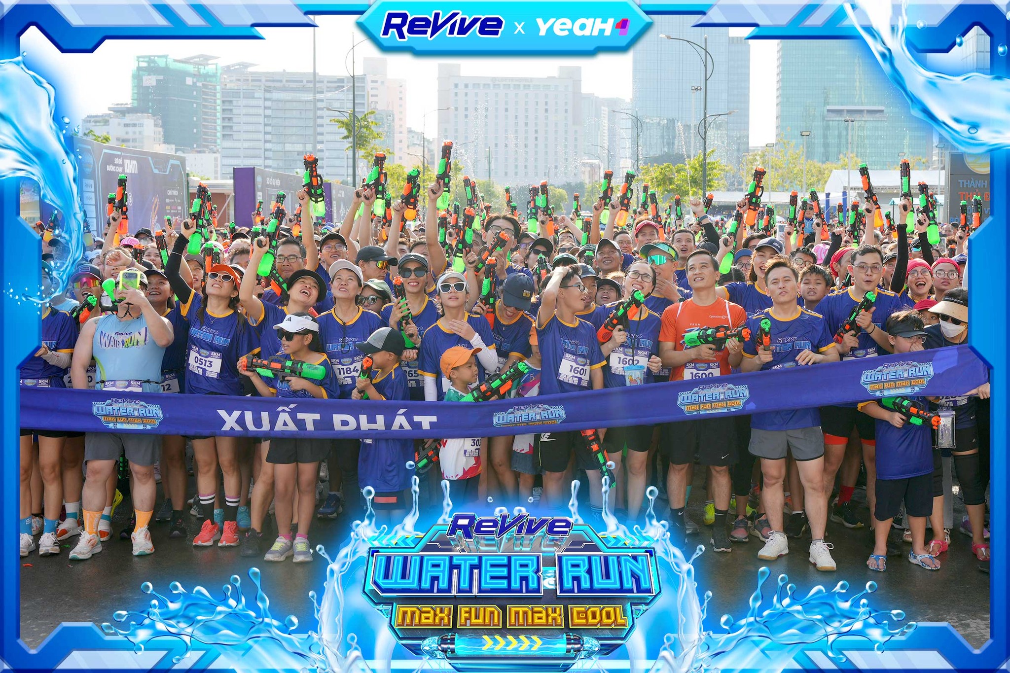 Saigon Uniform đồng hành cùng Revive Water Run 2024