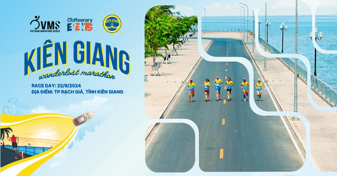 Giải chạy Kien Giang Wanderlust Marathon 2024 - "Miền Tây hội tụ"