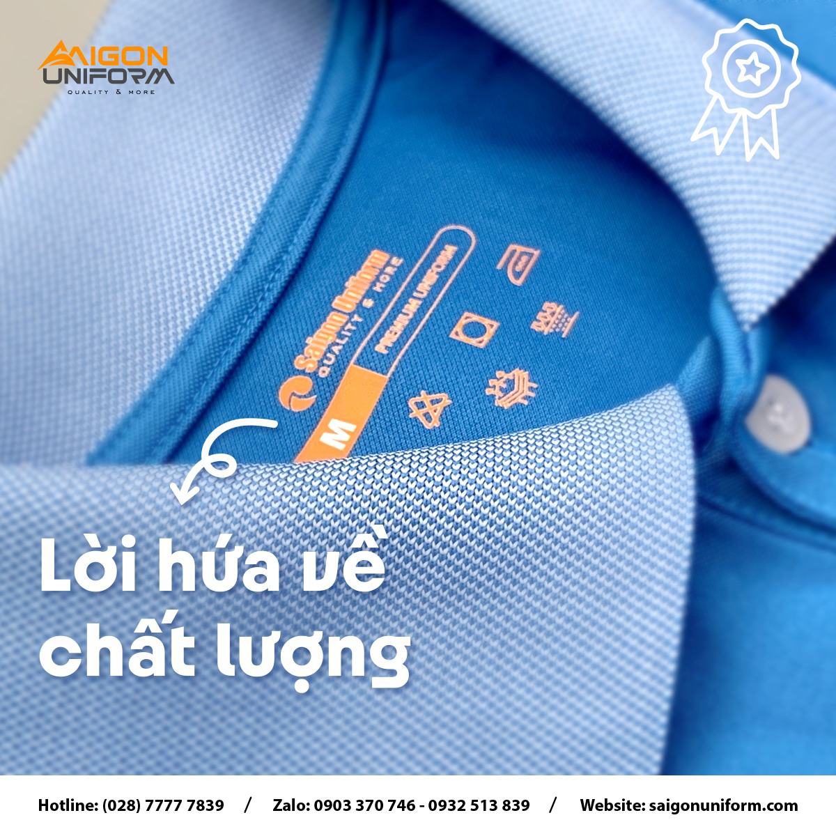 May áo thun đồng phục Saigon Uniform