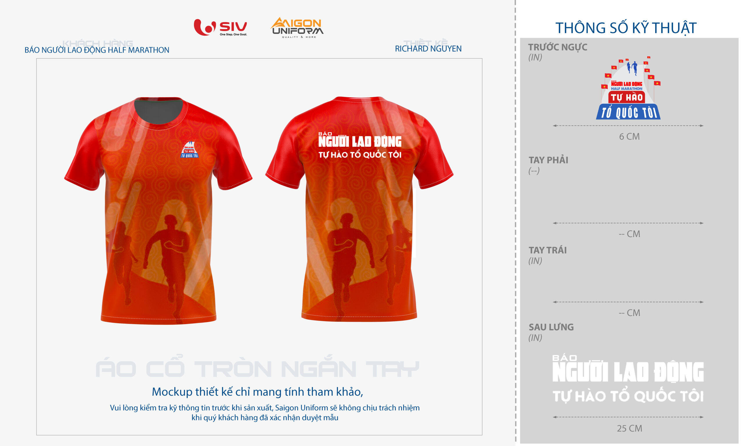 May áo giải Half Marathon Tự hào Tổ Quốc tôi năm 2024