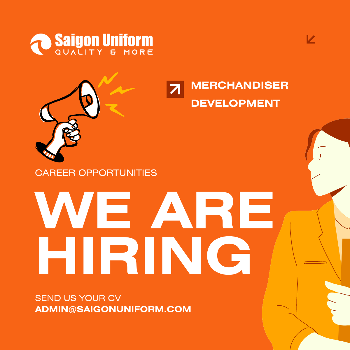 Merchandiser Development Tuyển dụng - Nhân viên Merchandiser Development - Saigon Uniform