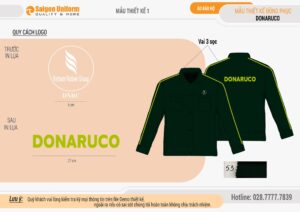May quần áo bảo hộ lao động công ty Donaruco