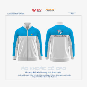 May áo khoác gió CLB Taekwondo Gia Hiệp