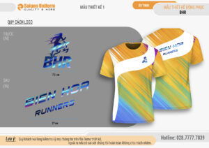 Mẫu áo thun chạy bộ CLB Biên Hòa Runners – BHR
