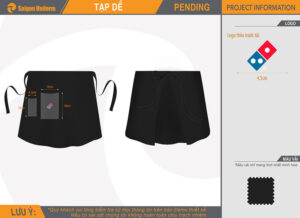 May Tạp Dề Domino Pizza