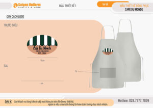 May Tạp Dề Du Monde – Tạp Dề Quán Cafe