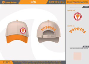 May Nón Gà Rán Popeyes