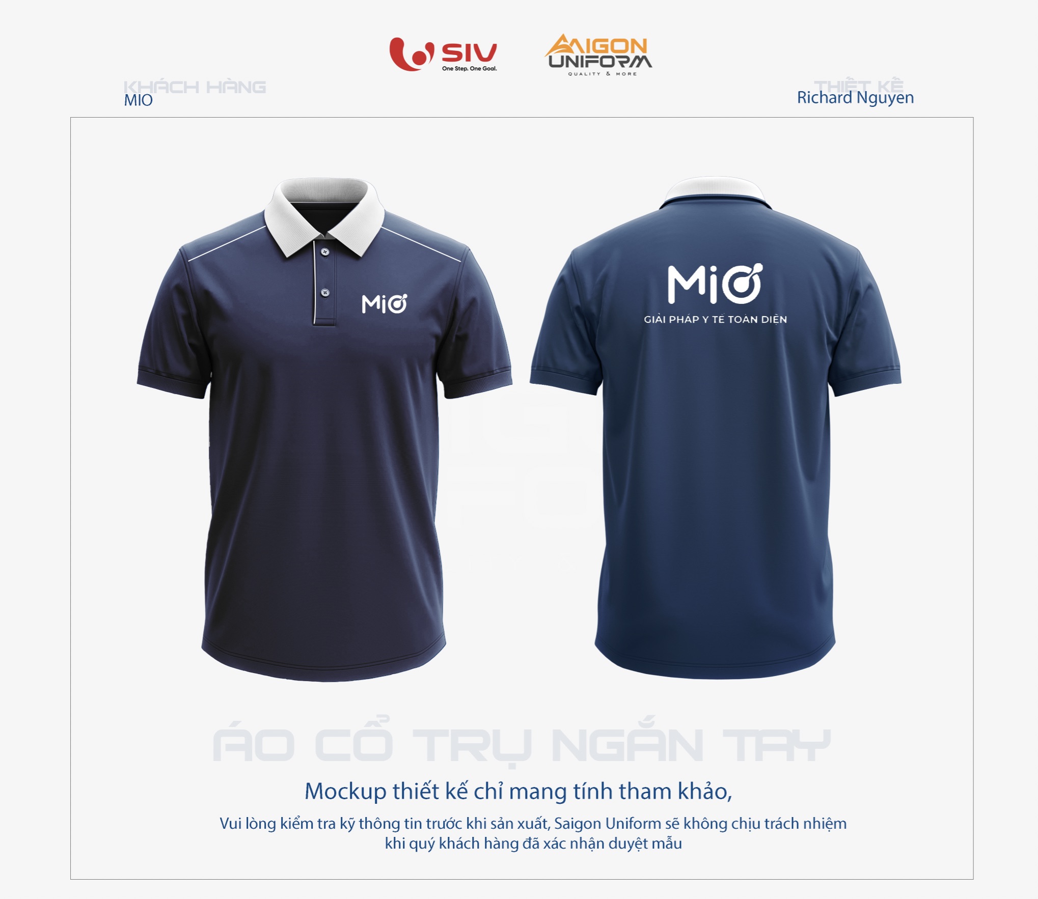 May áo thun đồng phục cao cấp công ty công nghệ MIO