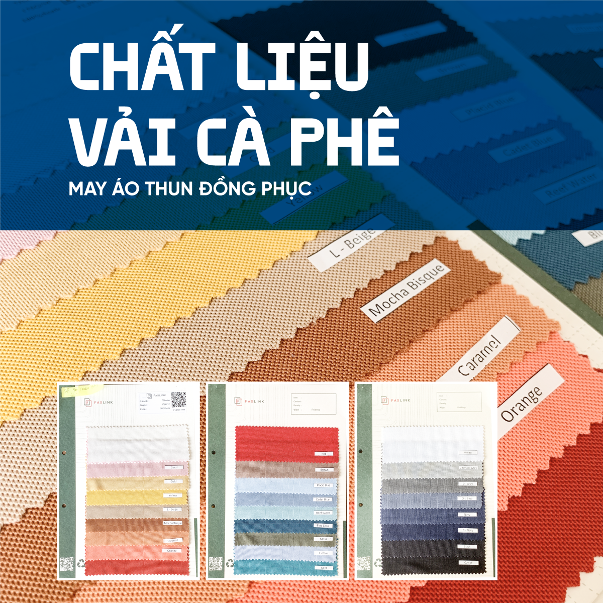 Top 5 loại vải may áo thun đồng phục