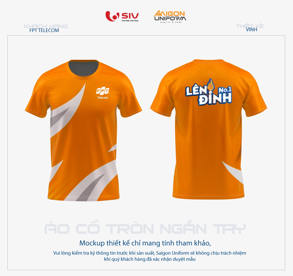 May áo thun sự kiện FPT Telecom