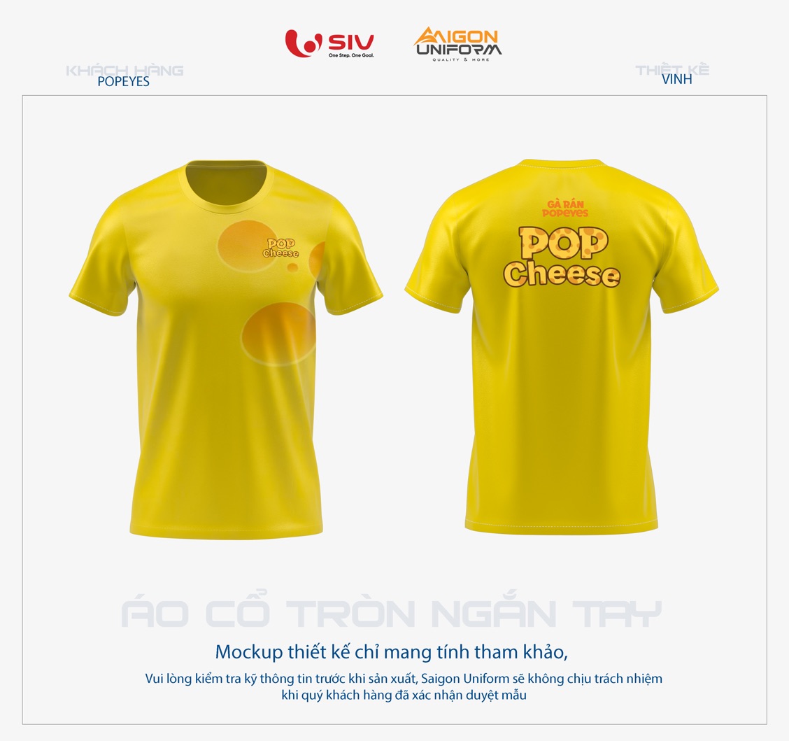 Áo thun đồng phục Pop Cheese