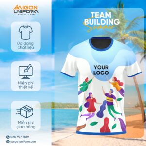 May áo thun team building công ty giá rẻ