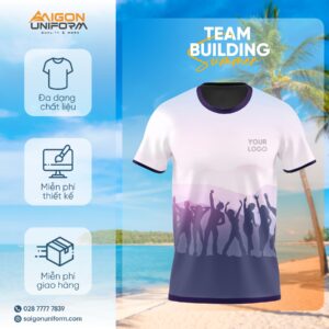 May áo thun team building công ty giá rẻ