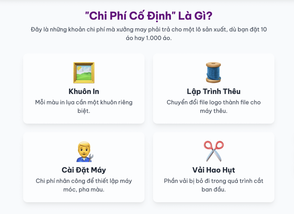 Bảng giá may đồng phục 