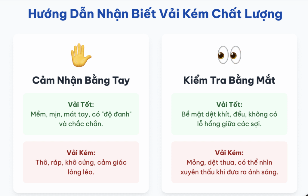 Dấu hiệu nhận biết đồng phục kém chất lượng 