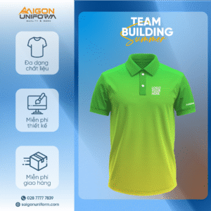Áo thun team building công ty 2025