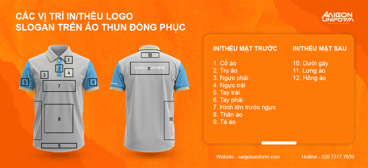Địa chỉ may áo thun đồng phục giá rẻ tại TPHCM