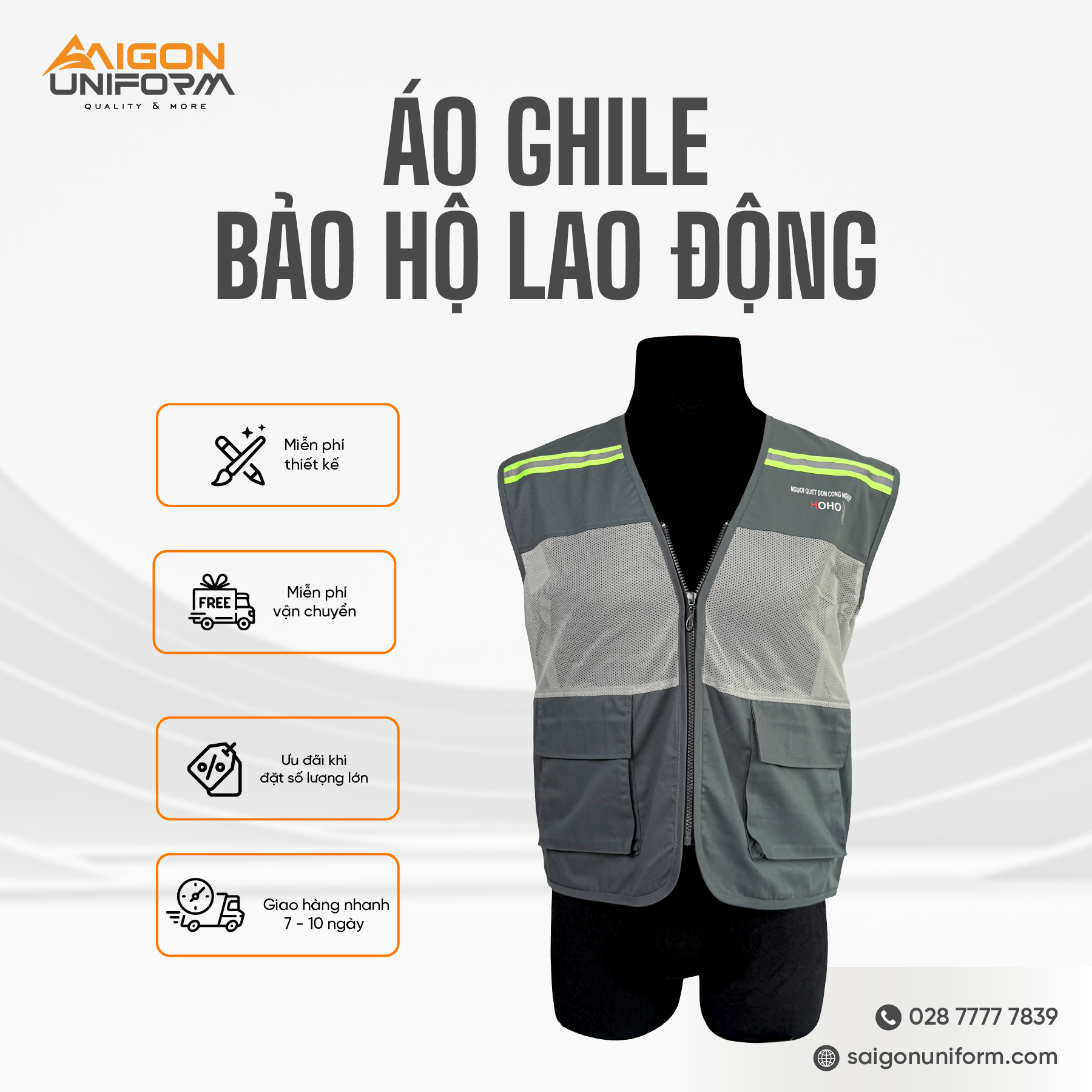 May đồng phục công nhân giá rẻ tại tphcm