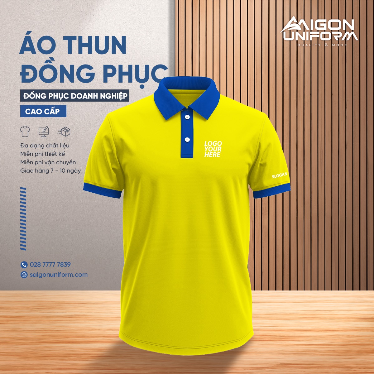 Bộ sưu tập áo thun đồng phục đẹp nửa cuối năm 2025